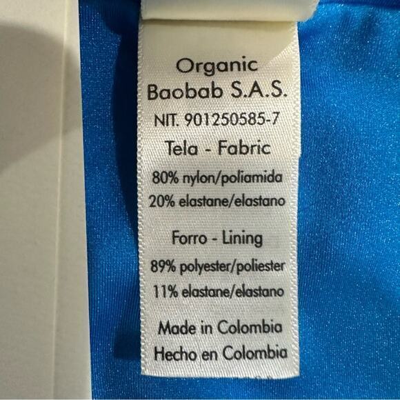 BAOBAB Collection Mambo Asymmetric Cut Out Mini‎ Dress Azulado Blue Large New - Picture 12 of 15